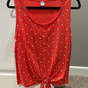 Old Navy Tank top w Tie bottom